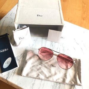 Christian Dior Kids Girls Pink Sunglasses